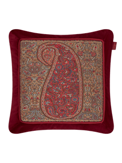 Cuscino Jacquard, Rosso