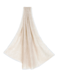Sciarpa In Lana, Cashmere E Seta, Uomo, Beige