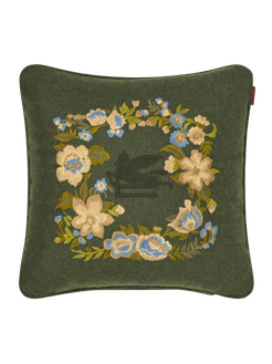 Cuscino Ricamato, Verde