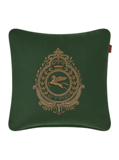 Cuscino Ricamato, Verde