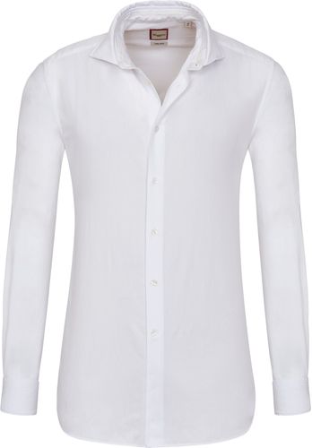 Camicia trendy bianca, extra slim francese