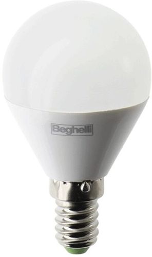 Lampadina Sfera LED E14 5W 3000K luce calda 56985 - Beghelli