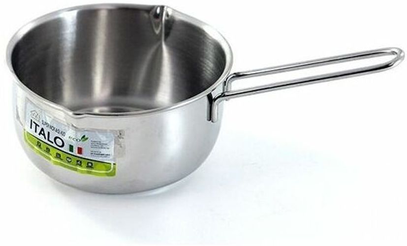 Casseruola Italo per induzione con 2 Becchi e un manico Diametro 12 cm