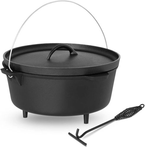Forno olandese - 10,75 litri - Verde, Nero, Argento