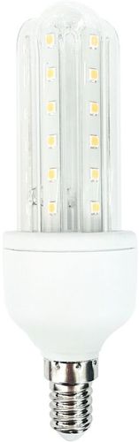 Lampadina Led E14 a tubo a u 9W Bianco caldo 3000K