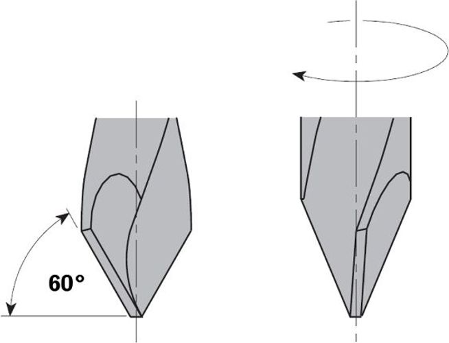 314.120.12 PUNTA FORATRICE F/PASS. HW S=10X26 D=12X35X70 SX
