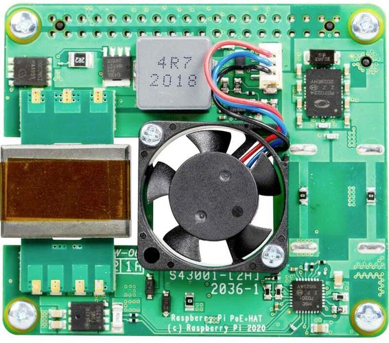PoE+ Hat 3 B+ 4 B - Raspberry Pi ®