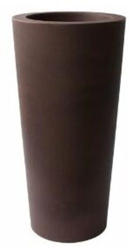 Vaso tondo a colonna veca vaso clou alto h 65 cm vari colori estraibile resina bronzo - Bronzo