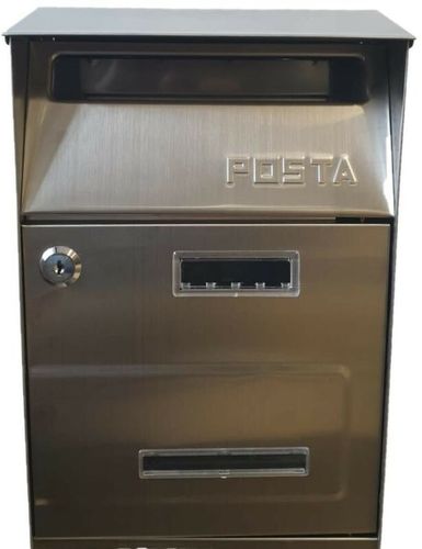 Cassetta Postale in Acciao Inox cm 21x8,5x30,5 h Credit Freestyle