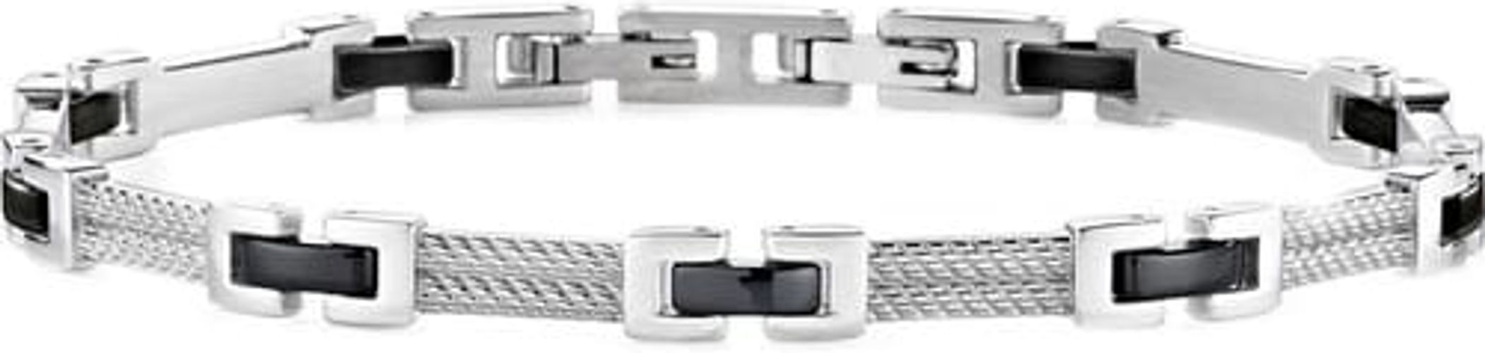 Bracciale Uomo Collezione Cross Acciaio Pvd nero