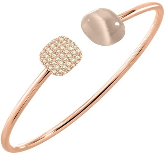 Bracciale Donna Collezione Gemma Argento 925‰ ZIRCONI Pvd oro rosa Cat eye Champagne
