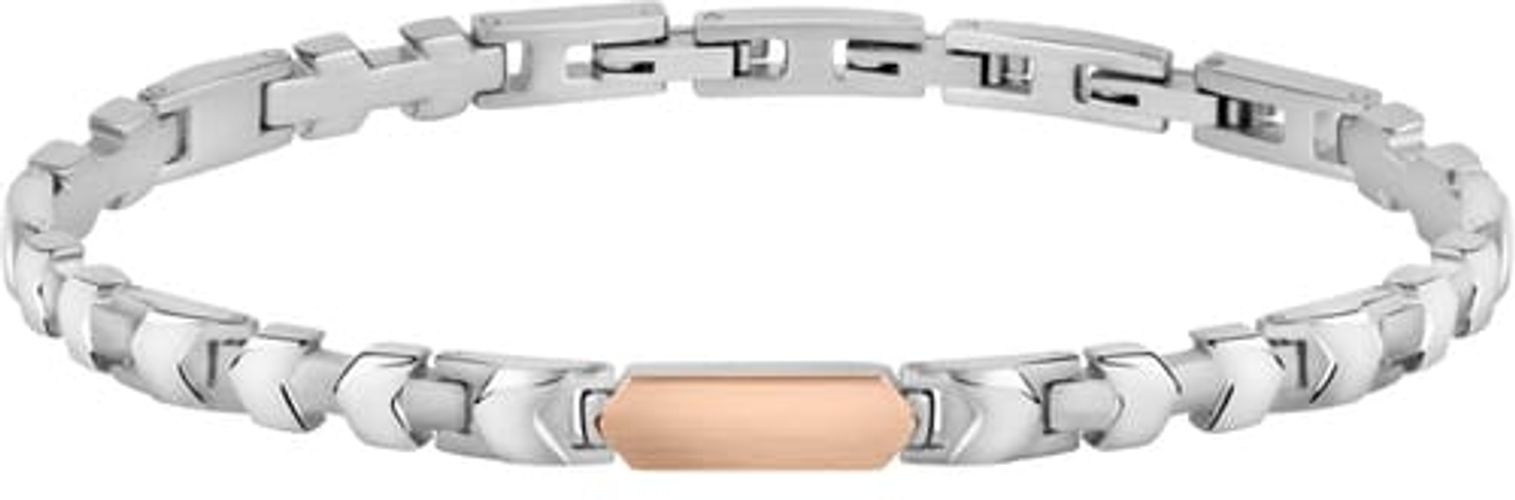 Bracciale Uomo Collezione Motown Acciaio Pvd oro rosa