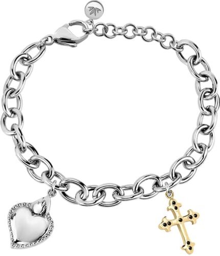 Bracciale Donna Collezione Devotion Acciaio Pvd oro