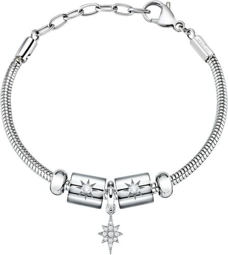Bracciale Donna Collezione Drops Acciaio Cristalli
