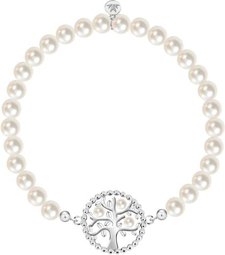 Bracciale Donna Collezione Gioia Acciaio Pietra Perle coltivate