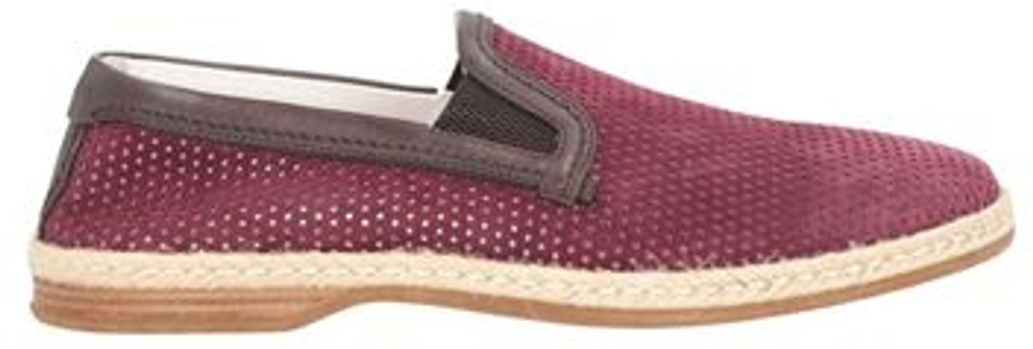Uomo Espadrillas Bordeaux 41.5 81% Pelle di capra 19% Pelle di vitello