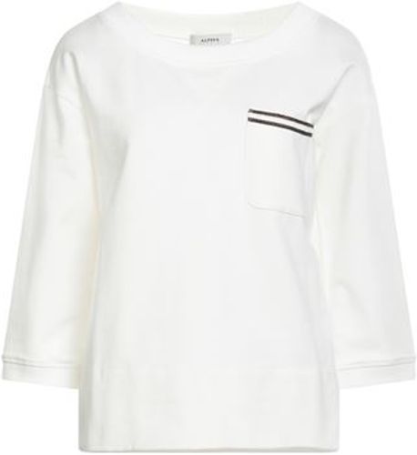 Donna Felpa Bianco 40 90% Cotone 10% Elastan