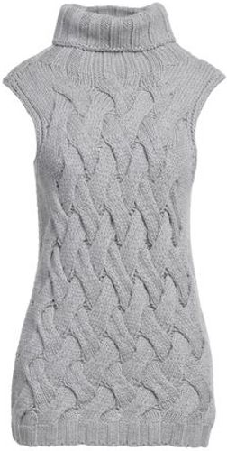 Donna Dolcevita Grigio chiaro S 45% Lana 30% Viscosa 25% Cachemire