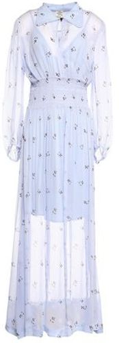 Donna Vestito lungo Celeste 46 100% Viscosa