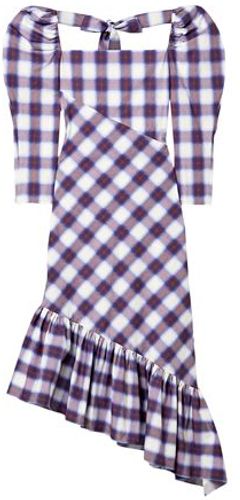 Donna Vestito midi Viola S 100% Cotone