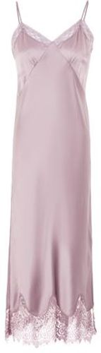 Donna Vestito midi Malva 38 100% Seta Poliammide