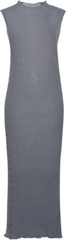Donna Vestito midi Piombo S 92% Rayon 8% Meryl® Elitè