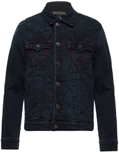 Uomo Capospalla jeans Blu M 99% Cotone 1% Elastan