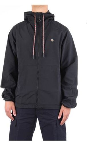 Uomo Cappotto Nero M Cotone