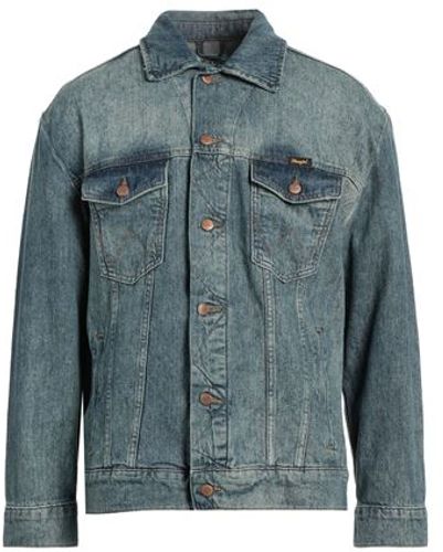 Uomo Capospalla jeans Blu S 82% Cotone 18% Canapa