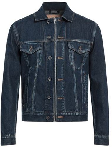 Uomo Capospalla jeans Blu L 100% Cotone