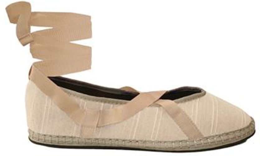 Donna Ballerine Beige 35 100% Lino Cotone riciclato