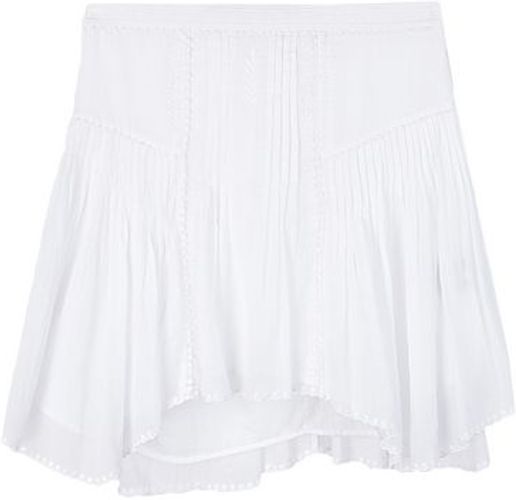 Donna Minigonna Bianco 46 100% Cotone