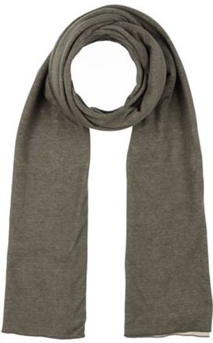 Uomo Sciarpa Verde militare 70% Cotone 30% Cachemire