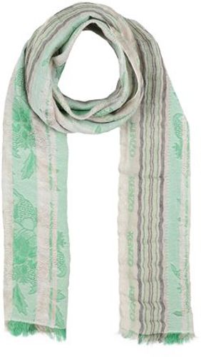 Uomo Sciarpa Verde 45% Cotone 35% Lino 20% Seta