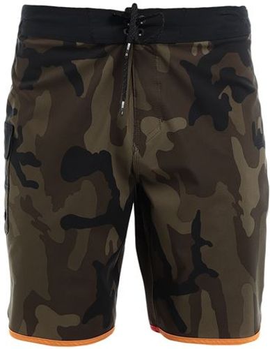 Uomo Boxer da mare Verde militare 28 90% Poliestere 10% Elastan