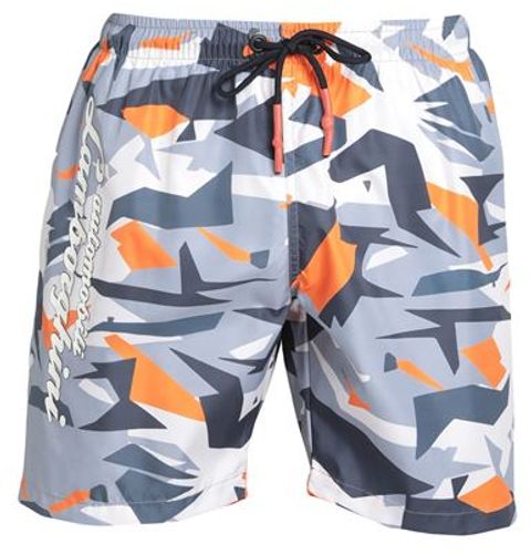 Uomo Boxer da mare Avorio S 100% Poliammide