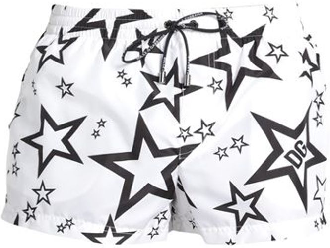 Uomo Boxer da mare Bianco III 100% Poliestere Poliammide Nylon