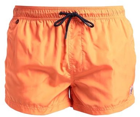 Uomo Boxer da mare Arancione XXL 100% Poliestere