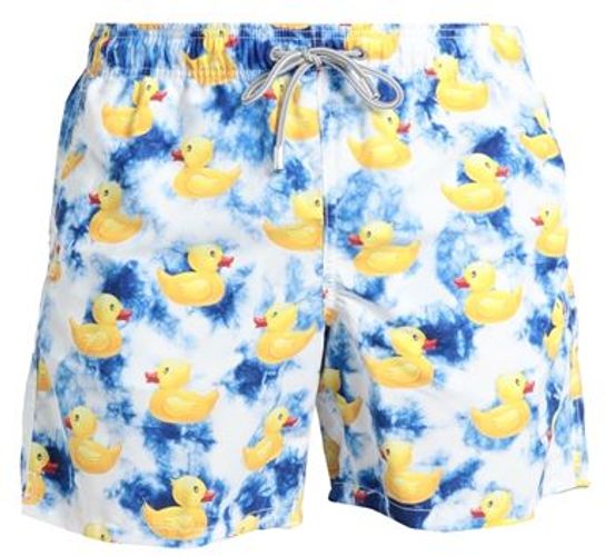 Uomo Boxer da mare Bianco S 100% Poliestere