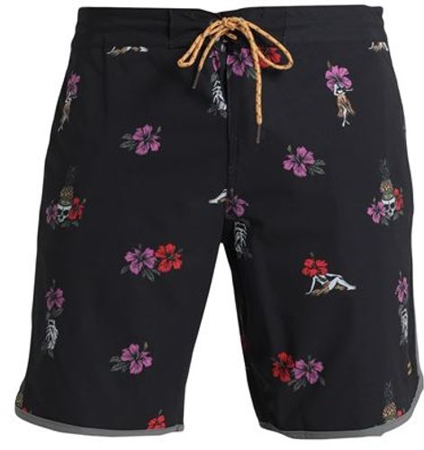 Uomo Boxer da mare Nero 30 90% Poliestere 10% Elastan