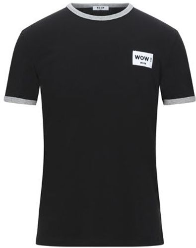 Uomo T-shirt intima Nero S 95% Cotone 5% Elastan