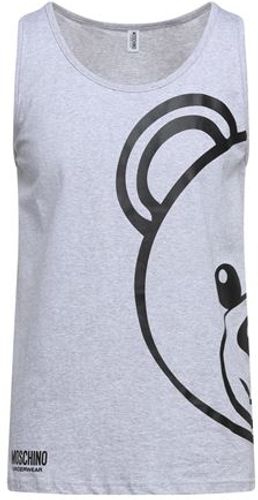 Uomo T-shirt intima Grigio XS 100% Cotone