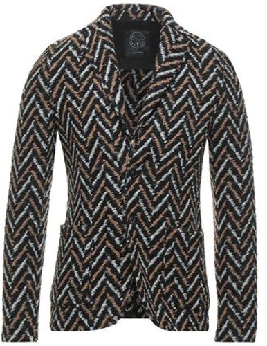 Uomo Blazer Nero L 65% Poliestere 30% Lana 5% Altre Fibre
