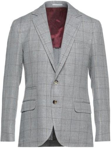 Uomo Blazer Grigio chiaro 50 59% Lana 38% Lino 3% Seta