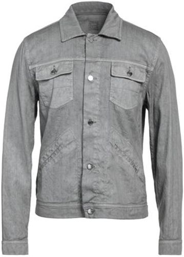 Uomo Capospalla jeans Grigio L 64% Lana 34% Cotone 2% Elastan