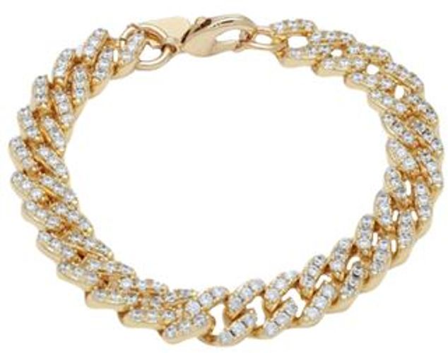 Donna Bracciale Oro Ottone Placcato oro 18kt Zirconia cubica