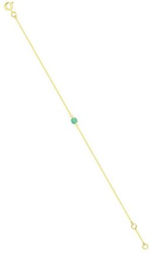 Donna Bracciale Oro Oro 750/1000 Smeraldo