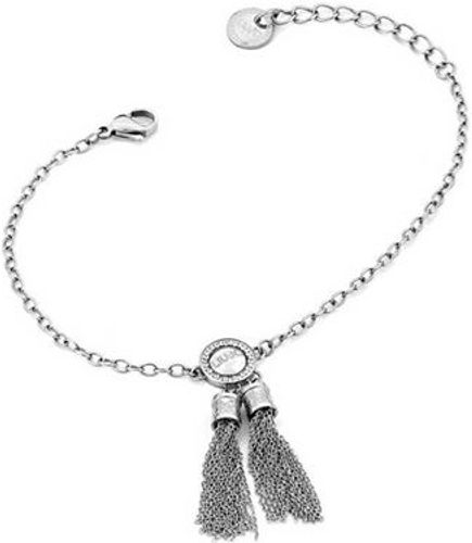Donna Bracciale Argento one size Acciaio Zircone