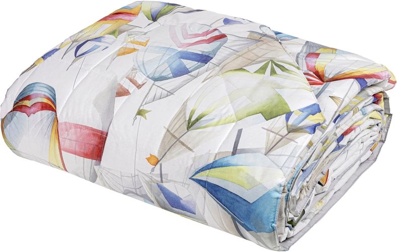 SPINNAKER Quilt-1 piazza-GRIGIO PERLA