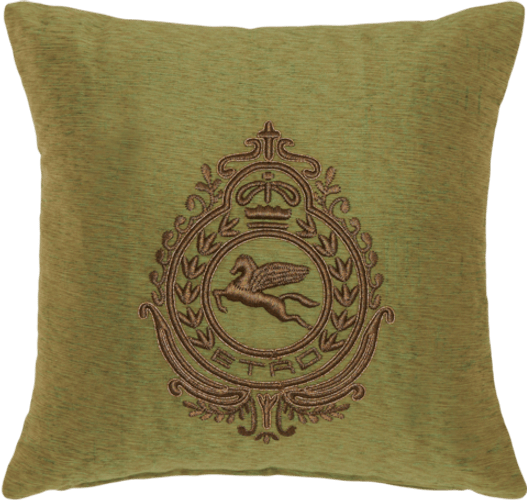 Cuscino Con Stemma Araldico, Verde